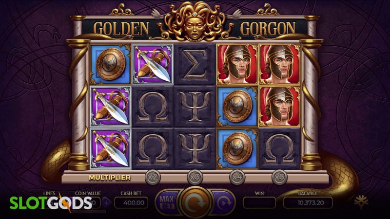 Golden Gorgon Online Slot by Yggdrasil Screenshot 1