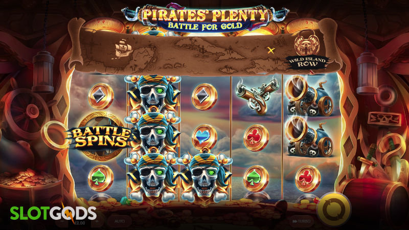 Pirates Plenty Battle for Gold Online Slot by Red Tiger Gaming Screenshot 1