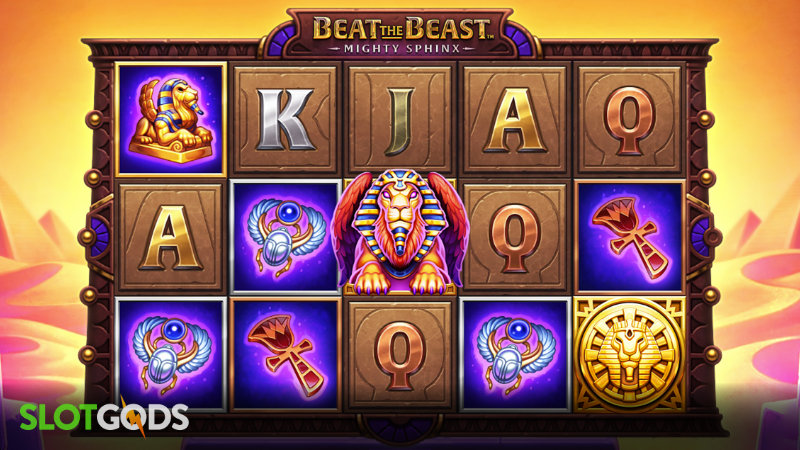 Beat the Beast Mighty Sphinx Online Slot by Thunderkick Screenshot 1