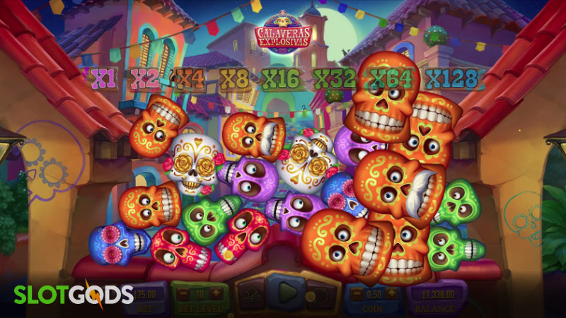 Calaveras Explosivas Online Slot by Habanero Screenshot 2