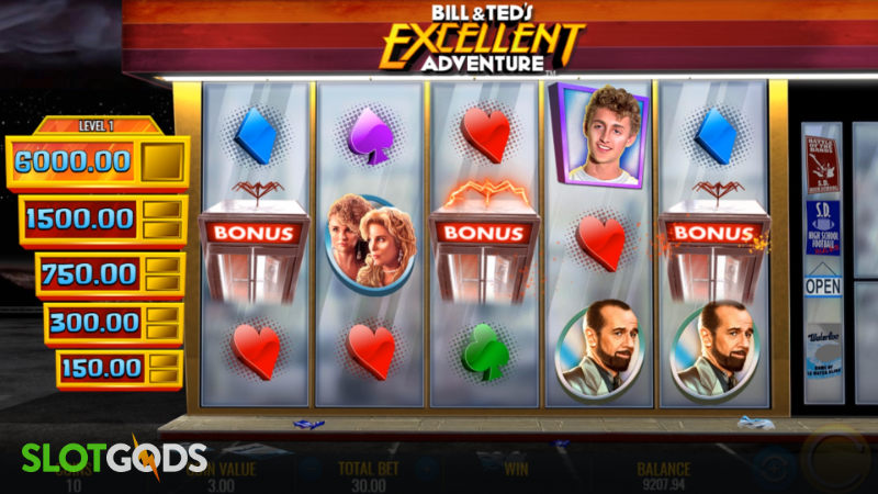 Bill & Teds Excellent Adventure Online Slot by IGT Screenshot 1