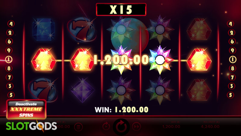 Starburst XXXtreme Online Slot by NetEnt Screenshot 3