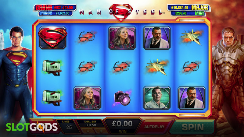 Man of Steel Online Slot by Playtech Screenshot 1