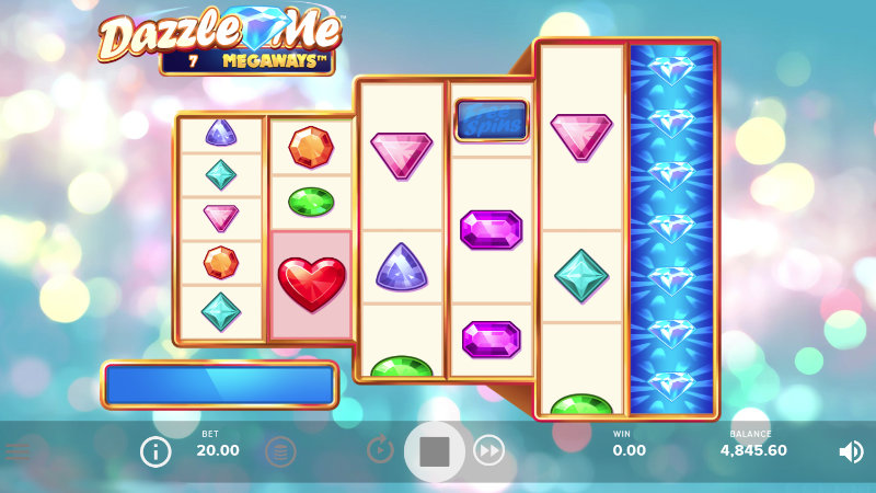 Dazzle Me Megaways Online Slot by NetEnt Screenshot 2