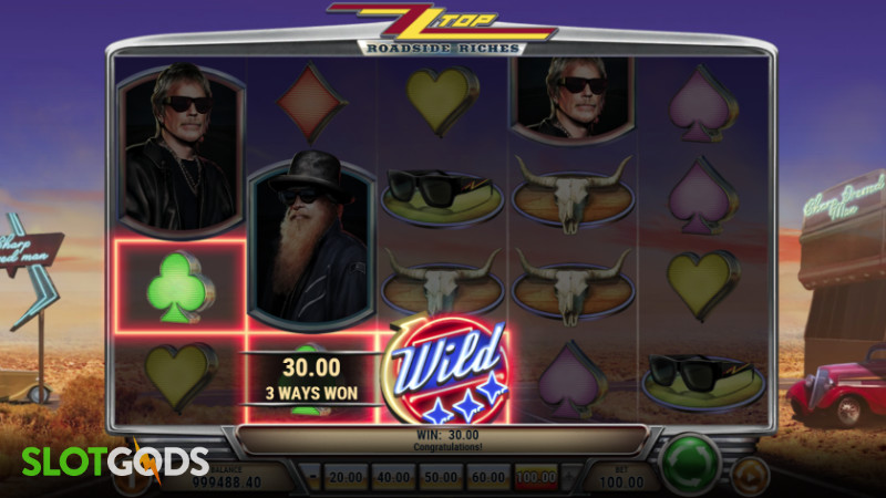 ZZ Top Roadside Riches Online Slot by Playn GO Screenshot 1