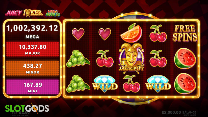 Juicy Joker Mega Moolah Online Slot by Microgaming Screenshot 3