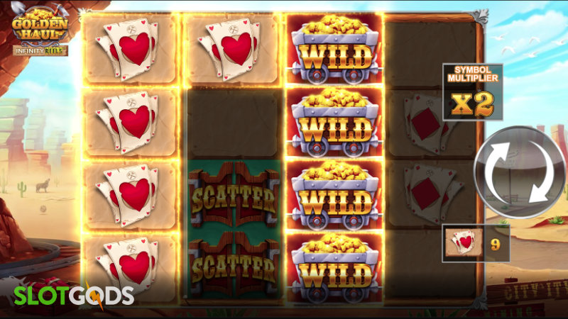 Golden Haul Infinity Reels Online Slot by Relax Gaming Screenshot 1