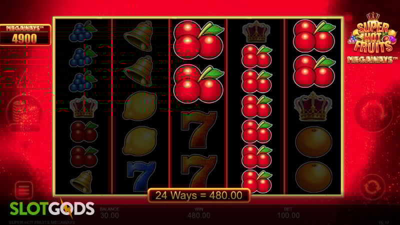 Super Hot Fruits Megaways Online Slot by Inspired Gaming Screenshot 1