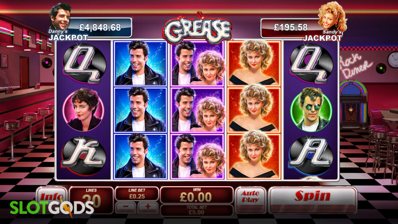 Grease Online Slot by Playtech Screenshot 1