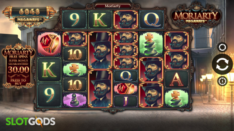 Moriarty Megaways Online Slot by iSoftBet Screenshot 1