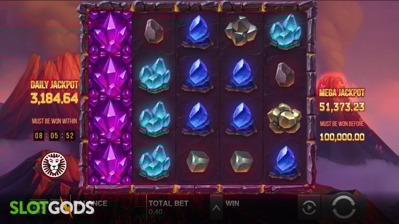Mount Magmas Online Slot by Push Gaming Screenshot 1