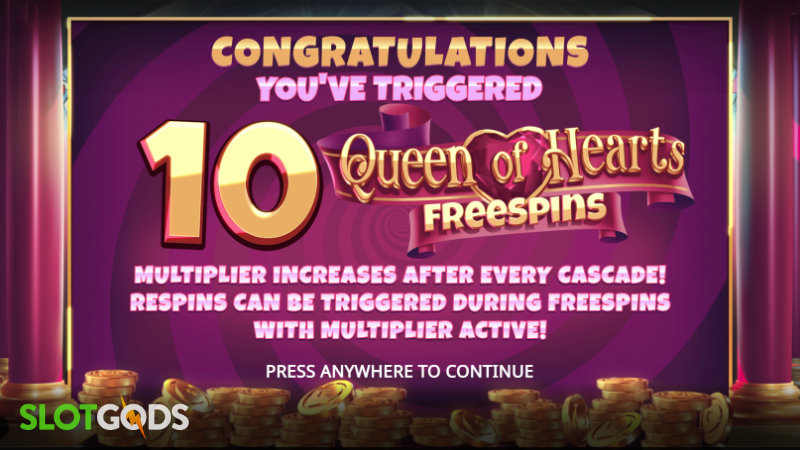 Queen of Wonderland Megaways Online Slot by iSoftBet Screenshot 2