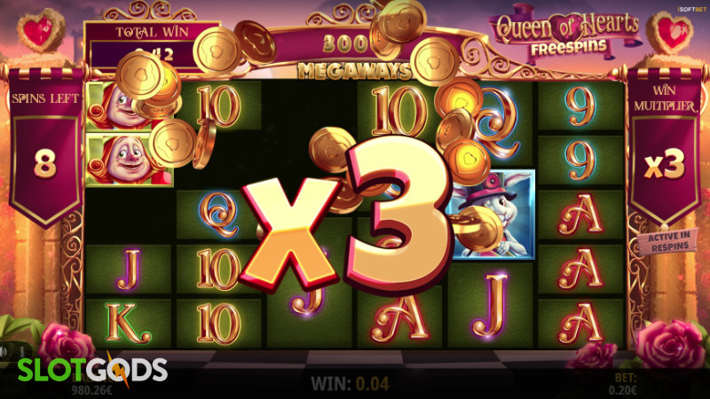 Queen of Wonderland Megaways Online Slot by iSoftBet Screenshot 1