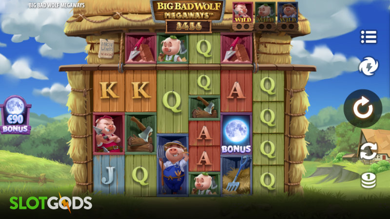 Big Bad Wolf Megaways Online Slot by Quickspin Screenshot 1