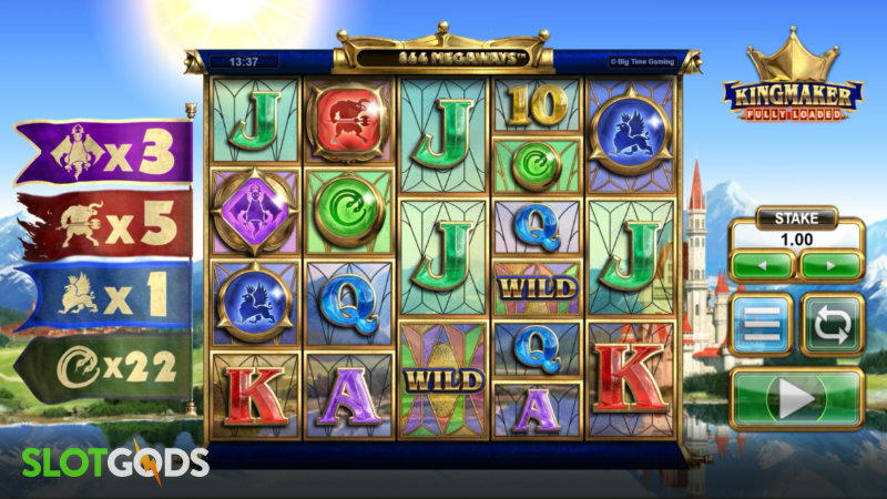 Kingmaker Fully Loaded Online Slot by Big Time Gaming Screenshot 1