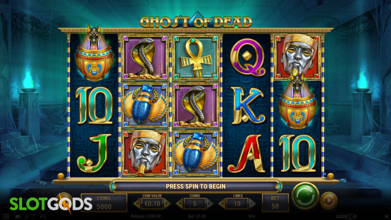 Ghost of Dead Online Slot by Playn GO Screenshot 1