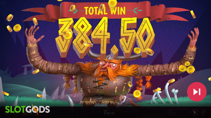 Hammer of Gods Online Slot by Peter and Sons Screenshot 3