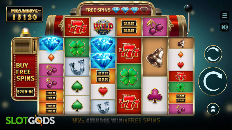 4 Diamond Blues Megaways Online Slot by Microgaming Screenshot 1