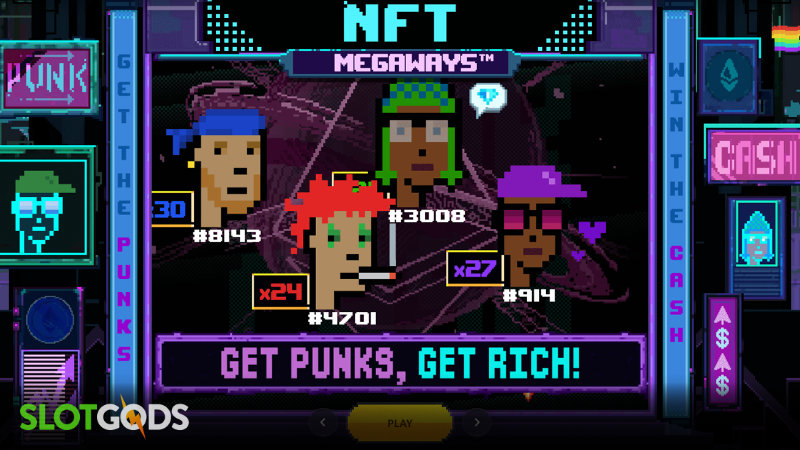 NFT Megaways Online Slot by Red Tiger Gaming Screenshot 2