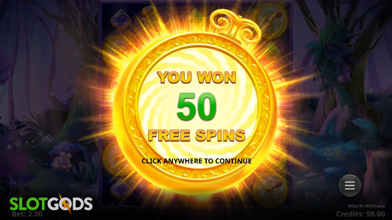 Alice in WildLand Online Slot by Microgaming Screenshot 2