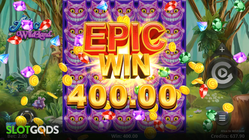 Alice in WildLand Online Slot by Microgaming Screenshot 3