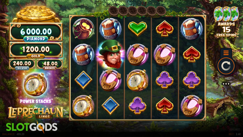 Leprechaun Links Online Slot by Microgaming Screenshot 1