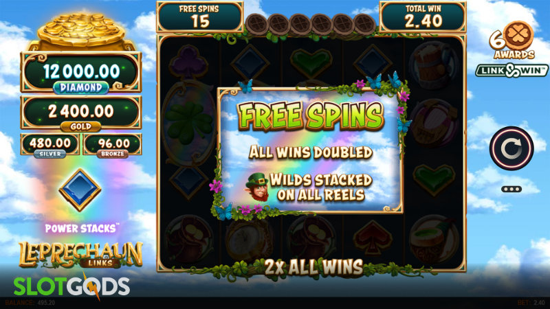 Leprechaun Links Online Slot by Microgaming Screenshot 2