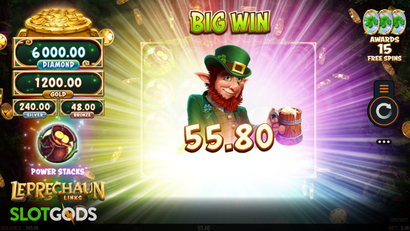 Leprechaun Links Online Slot by Microgaming Screenshot 3