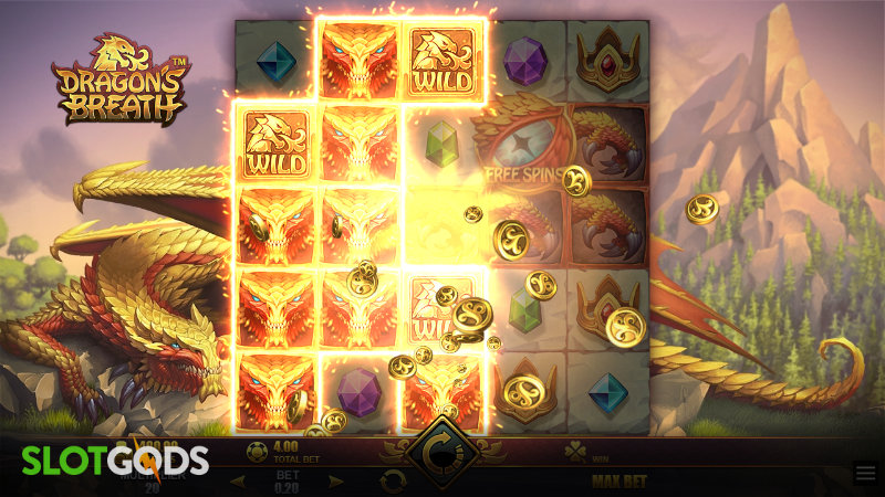 Dragons Breath Online Slot by Microgaming Screenshot 1