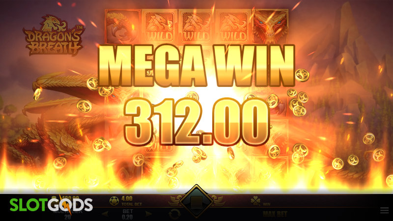 Dragons Breath Online Slot by Microgaming Screenshot 2