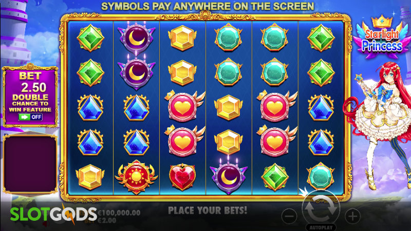 Starlight Princess Online Slot by Pragamatic Play Screenshot 1