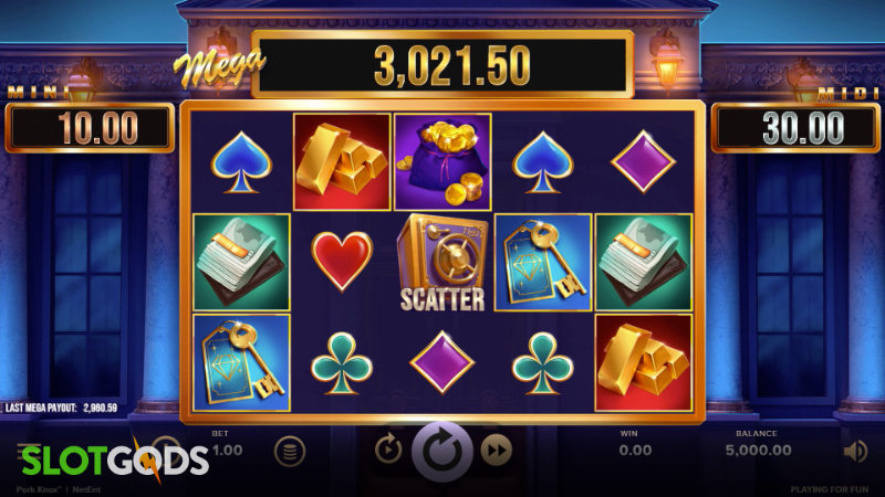Pork Knox Online Slot by NetEnt Screenshot 1