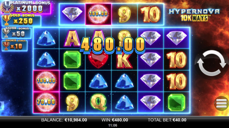 Hypernova 10K Ways Online Slot by Reel Play Screenshot 2