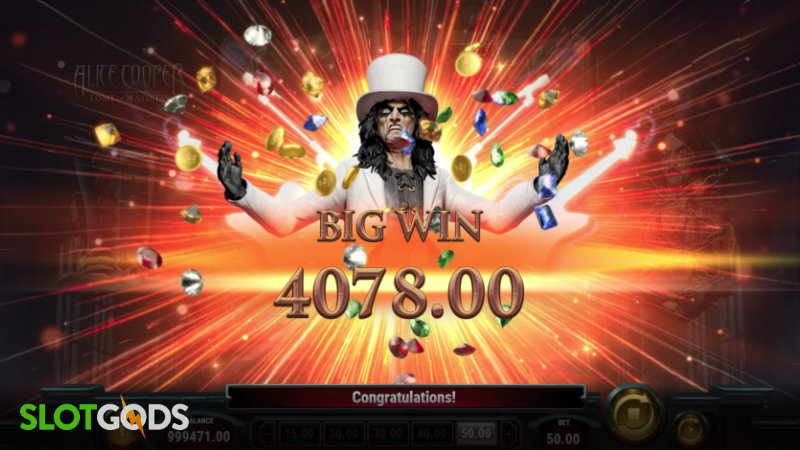 Alice Cooper and the Tome of Madness Online Slot by Playn Go Screenshot 4