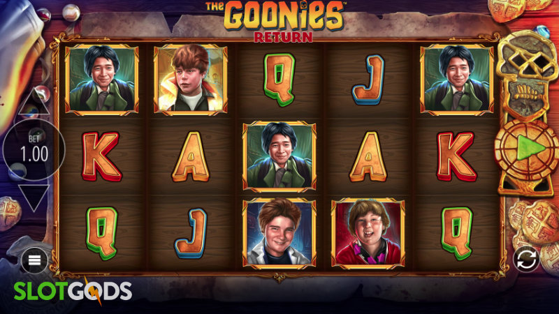 The Goonies Return Online Slot by Blueprint Gaming Screenshot 1