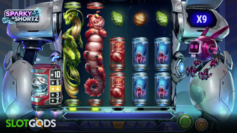 Sparky and Shortz Online Slot by Playn GO Screenshot 1