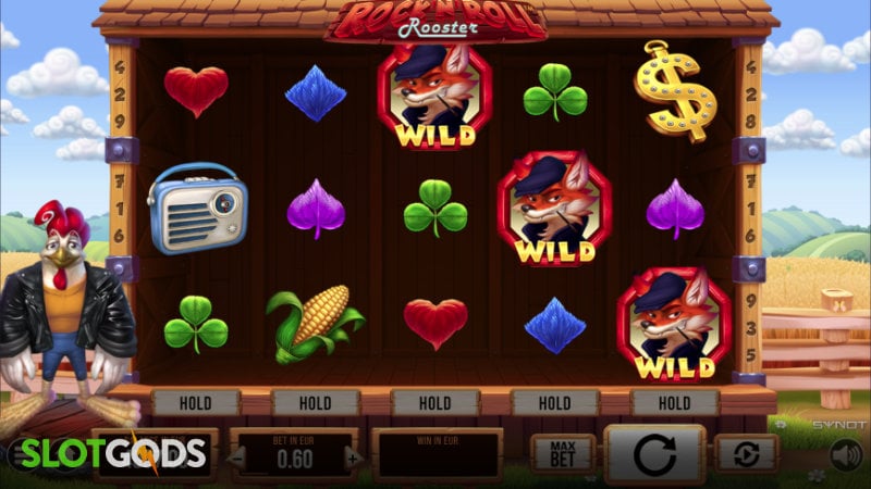 Rock n Roll Rooster Slot - Screenshot 