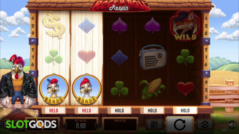 Rock n Roll Rooster Slot - Screenshot 2