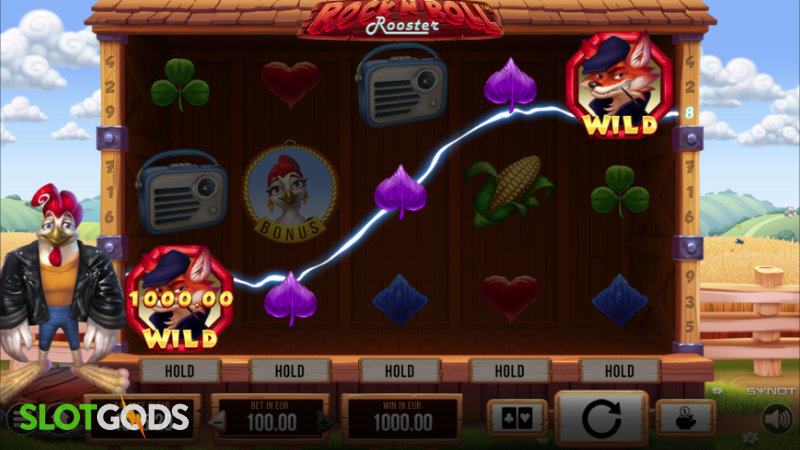 Rock n Roll Rooster Slot - Screenshot 3