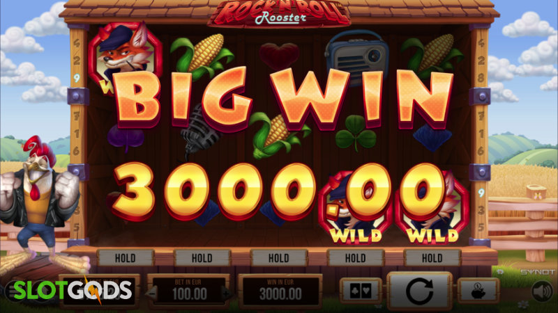 Rock n Roll Rooster Slot - Screenshot 4