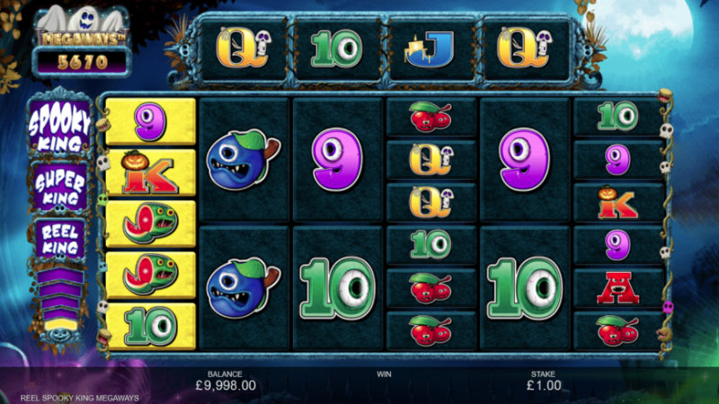 Reel Spooky King Megaways Slot - Screenshot 