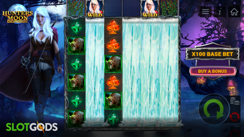 Hunters Moon Gigablox Slot - Screenshot 