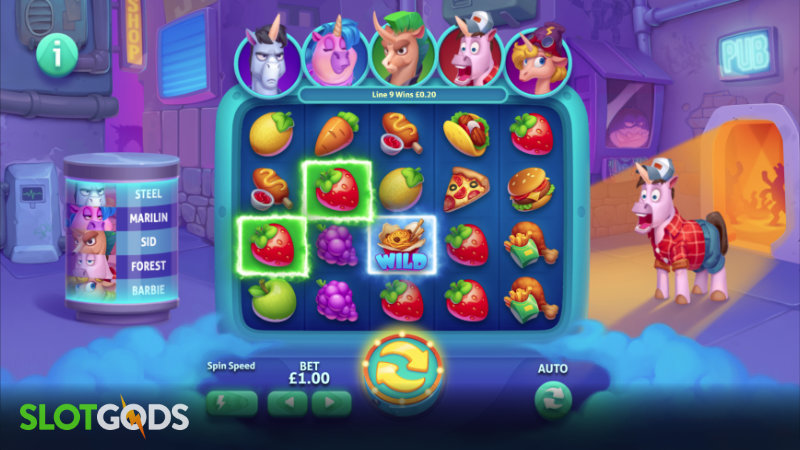 Vomiting Unicorns Slot - Screenshot 