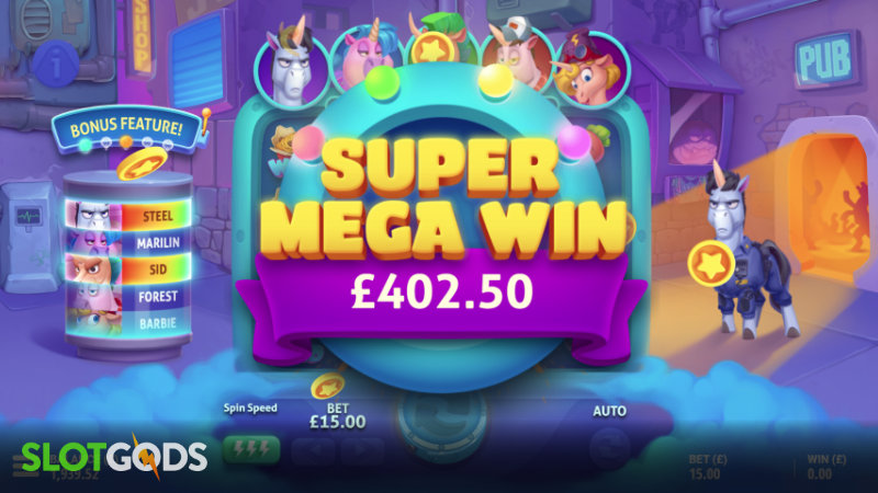 Vomiting Unicorns Slot - Screenshot 2