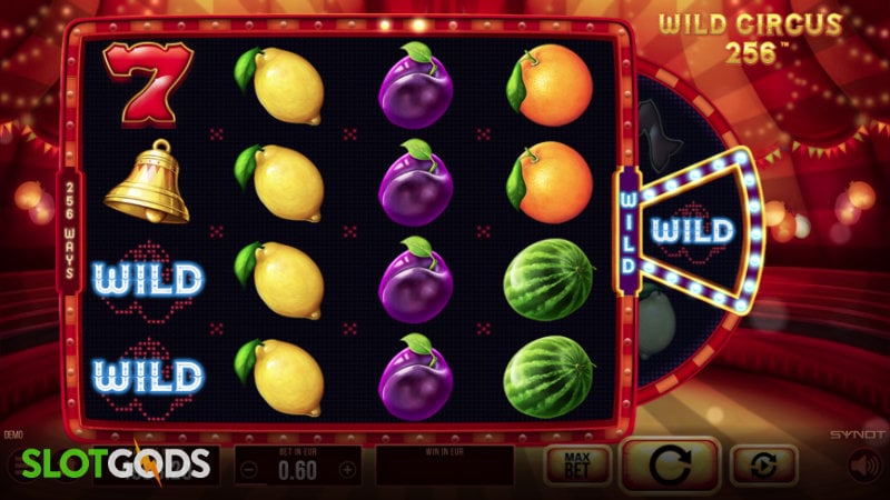 Wild Circus 256 Slot - Screenshot 