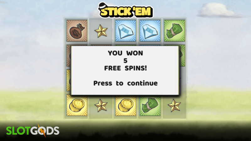 Stick 'Em Slot - Screenshot 2
