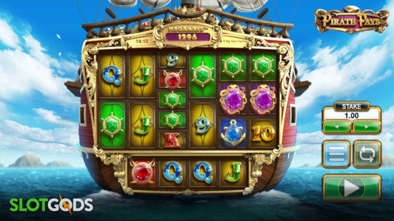 Pirate Pays Megaways Slot - Screenshot 