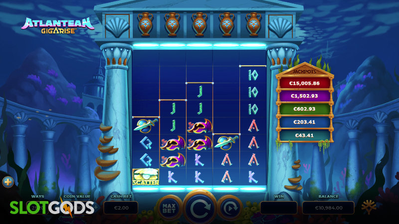 Atlantean Gigarise Slot - Screenshot 