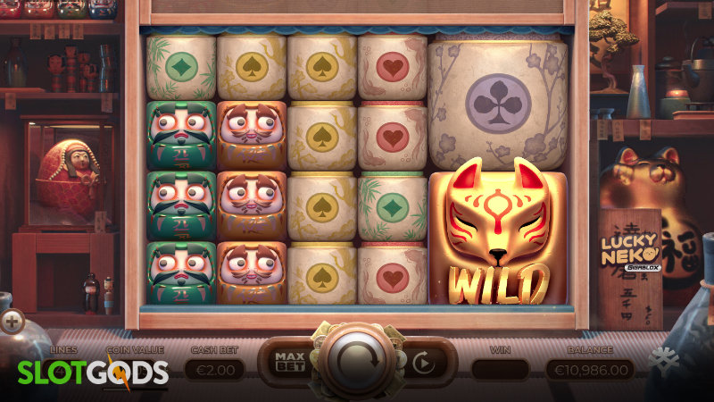 Lucky Neko Gigablox Slot - Screenshot 2