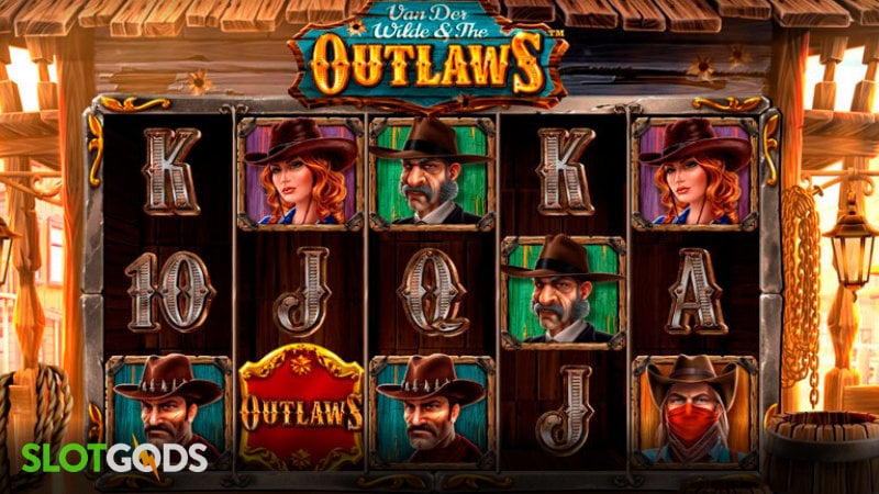Van Der Wilde and the Outlaws Slot - Screenshot 